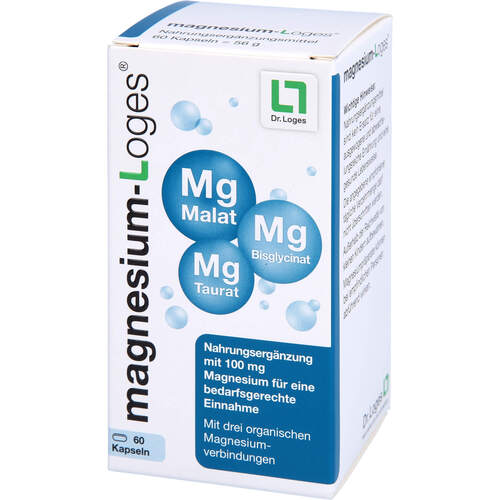 MAGNESIUM-LOGES Kapseln, 60 Stk., Dr. Loges + Co. GmbH