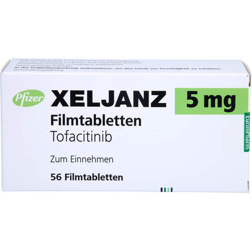 Xeljanz 5 mg Filmtabletten, 56 Stk., Eurimpharm Arzneimittel GmbH