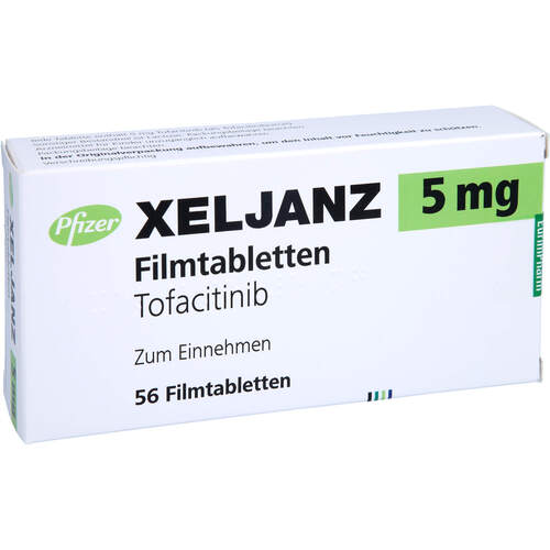 Xeljanz 5 mg Filmtabletten, 56 ST, Eurimpharm Arzneimittel GmbH