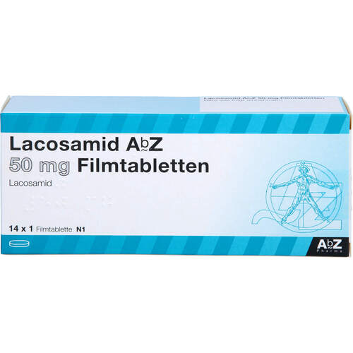 LACOSAMID ABZ 50 MG FILMTABLETTEN, 14 Stk., Abz Pharma GmbH