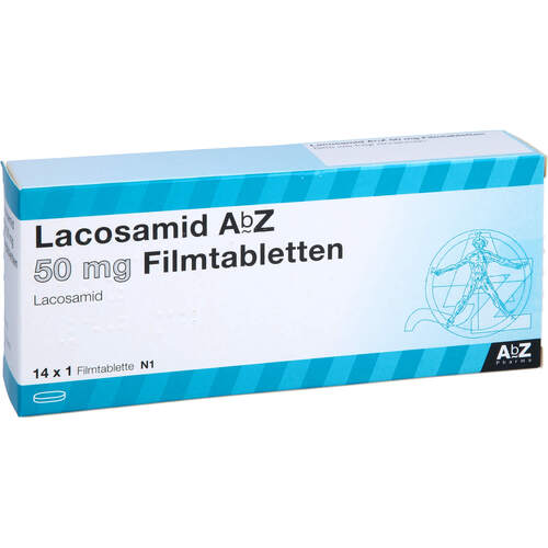 LACOSAMID ABZ 50 MG FILMTABLETTEN, 14 Stk., Abz Pharma GmbH