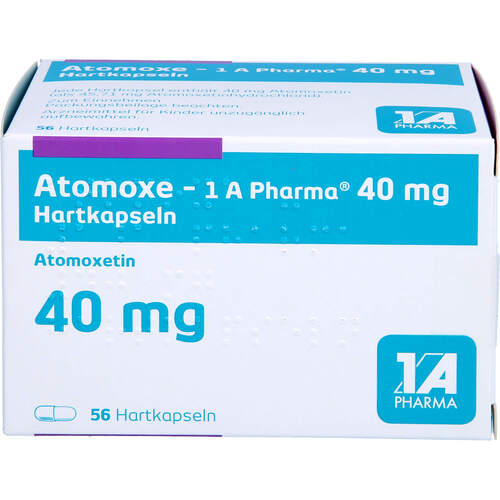 Atomoxe - 1 A Pharma 40 mg Hartkapseln, 56 Stk., 1 A Pharma GmbH