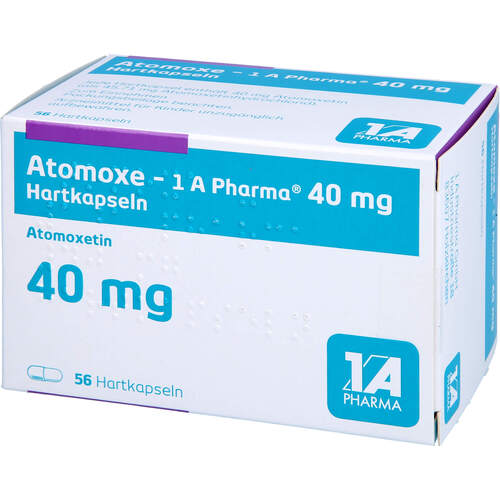 Atomoxe - 1 A Pharma 40 mg Hartkapseln, 56 Stk., 1 A Pharma GmbH