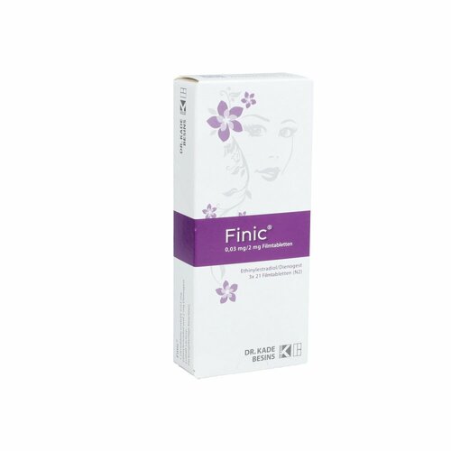 FINIC 0.03mg/2mg Filmtabletten, 63 Stk., Besins Healthcare Germany GmbH