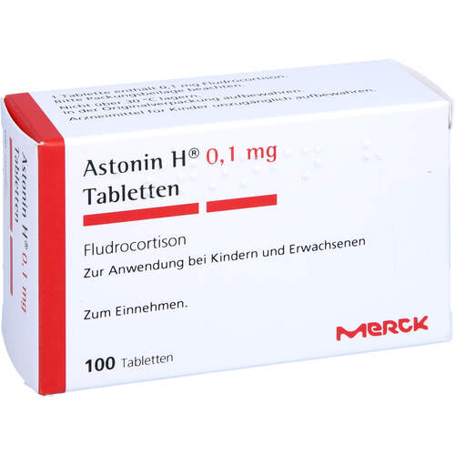 ASTONIN H 0.1 mg Tabletten, 100 ST, 1 0 1 Carefarm GmbH