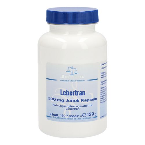 LEBERTRAN 500MG JUNEK KAPSELN, 180 Stk., Bios Medical Services