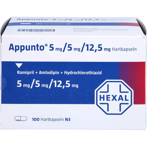 Appunto 5 mg/5 mg/12.5 mg Hartkapseln, 100 Stk., HEXAL AG