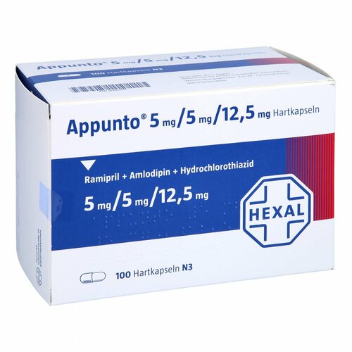 Appunto 5 mg/5 mg/12.5 mg Hartkapseln, 100 Stk., HEXAL AG