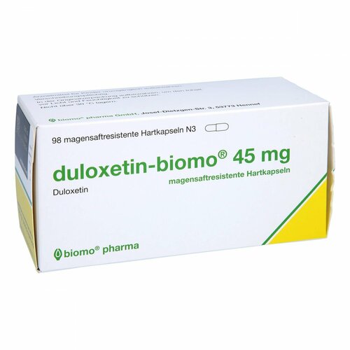 duloxetin-biomo 45 mg magensaftresistente Hartkap., 98 Stk., Biomo Pharma GmbH