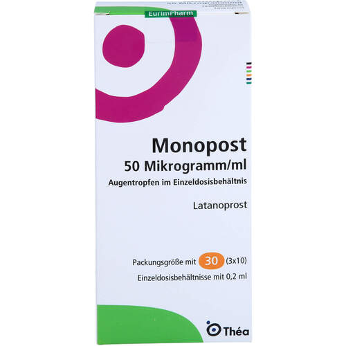 Monopost 50 Mikrogramm/ml Augentr.in Einzeldosen, 30x0,2 ml, Eurimpharm Arzneimittel GmbH