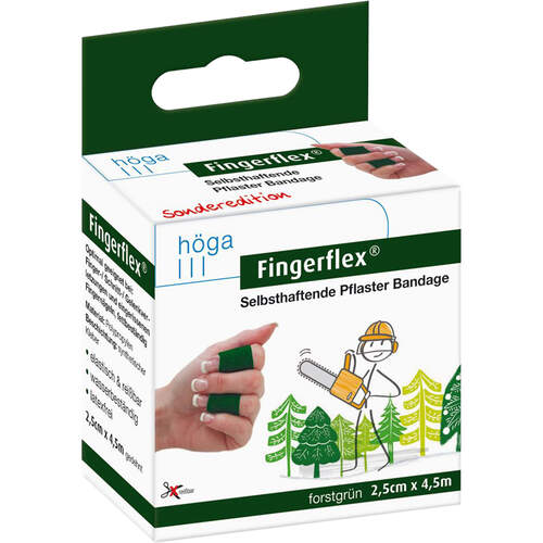 Fingerflex 2.5 cmx4.5 m forstgr&uuml;n latexfrei, 1 Stk., H&ouml;ga-Pharm G.H&ouml;cherl