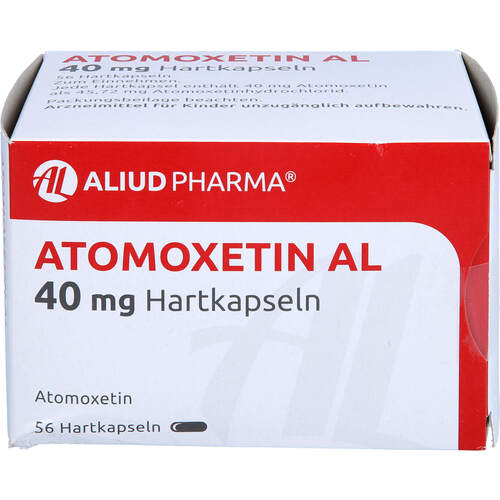 Atomoxetin AL 40 mg Hartkapseln, 56 Stk., Aliud Pharma GmbH