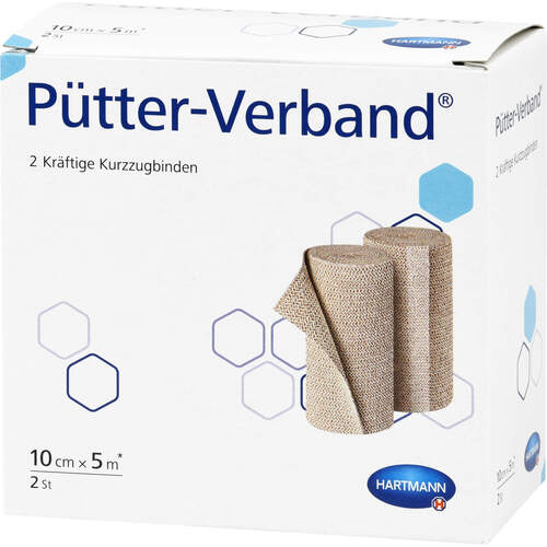 PUETTER VERBAND 10CMX5M, 2 Stk., ApoHomeCare GmbH