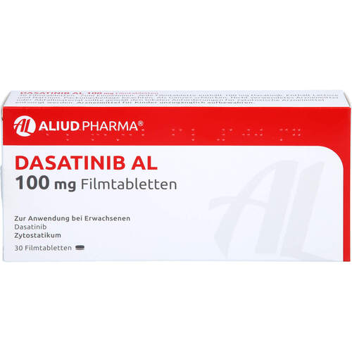 Dasatinib AL 100 mg Filmtabletten, 30 ST, Aliud Pharma GmbH