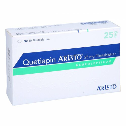 Quetiapin Aristo 25 mg Filmtabletten, 50 Stk., Aristo Pharma GmbH