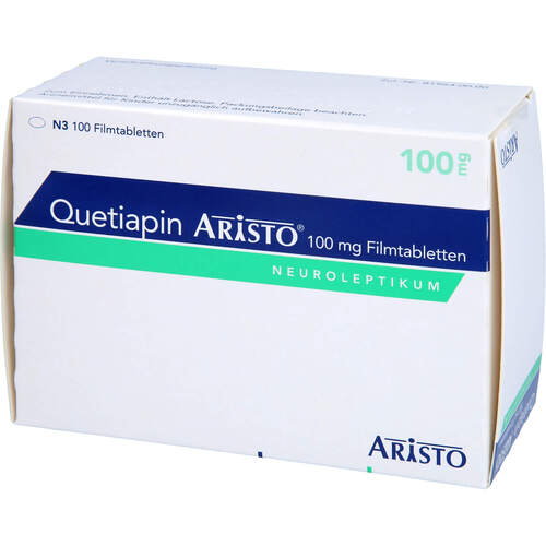 Quetiapin Aristo 100 mg Filmtabletten, 100 Stk., Aristo Pharma GmbH