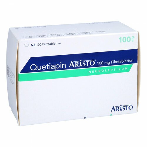 Quetiapin Aristo 100 mg Filmtabletten, 100 Stk., Aristo Pharma GmbH