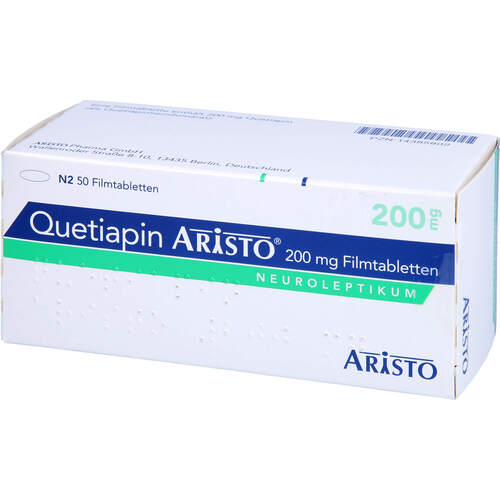 Quetiapin Aristo 200 mg Filmtabletten, 50 Stk., Aristo Pharma GmbH