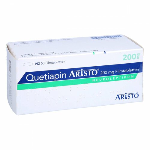 Quetiapin Aristo 200 mg Filmtabletten, 50 Stk., Aristo Pharma GmbH