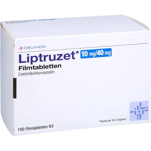 Liptruzet 10 mg/40 mg Filmtabletten, 100 Stk., Emra-Med Arzneimittel GmbH