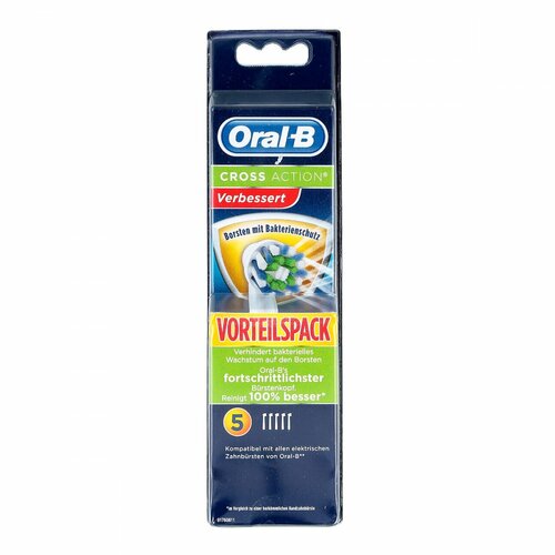 Oral-B Aufsteckbürsten CrossAction Bakterienschutz, 5 Stk., WICK Pharma - Zweigniederlassung der Procter & Gamble GmbH