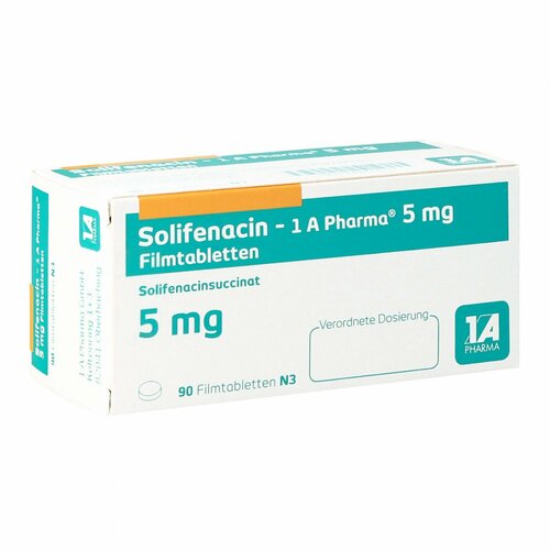 Solifenacin - 1 A Pharma 5 mg Filmtabletten, 90 ST, 1 A Pharma GmbH