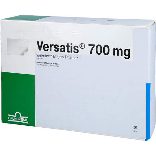 Versatis 700 mg wirkstoffhaltiges Pflaster, 30 ST, kohlpharma GmbH