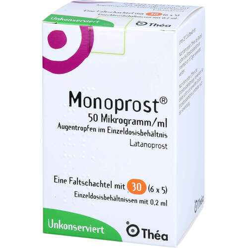 Monoprost 50 Mikrogramm/ml Augentr.in Einzeldosen, 30X0.2 ML, Fd Pharma GmbH