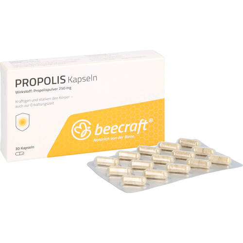 Beecraft Propolis Kapseln, 30 Stk., Roha Arzneimittel GmbH