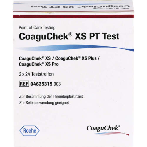 COAGUCHEK XS PT Test PST, 2X24 ST, Medi-Spezial GmbH