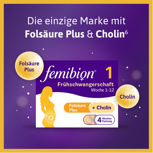 Femibion 1 Frühschwangerschaft, 28 Stk., WICK Pharma - Zweigniederlassung der Procter & Gamble GmbH