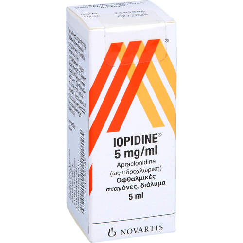 IOPIDINE 5mg/ml Augentropfen, 5 ml, Orifarm GmbH