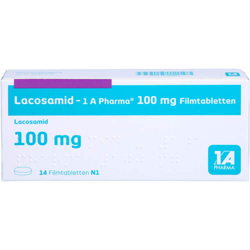 Lacosamid - 1 A Pharma 100 mg Filmtabletten, 14 Stk., 1 A Pharma GmbH