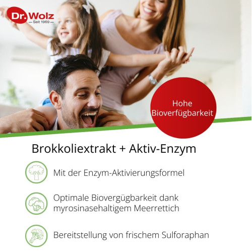 Brokkoliextrakt + Aktiv-Enzym Dr. Wolz, 60 Stk., Dr. Wolz Zell GmbH