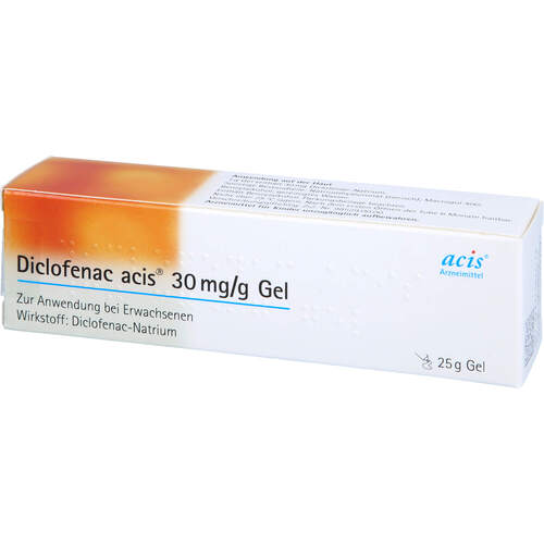 Diclofenac acis 30 mg/g Gel, 25 g, Acis Arzneimittel GmbH