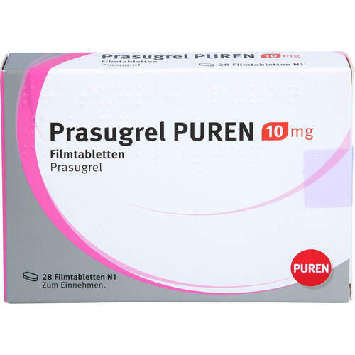Prasugrel PUREN 10 mg Filmtabletten, 28 Stk., PUREN Pharma GmbH & Co. KG