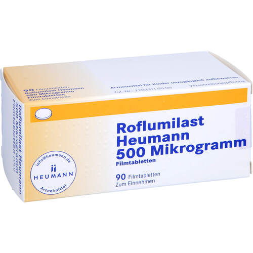 Roflumilast Heumann 500 Mikrogramm Filmtabletten, 90 Stk., Heumann Pharma GmbH & Co. Generica KG
