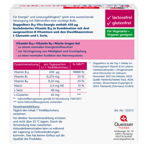 Doppelherz B12 Vita-Energie, 30 Stk., Queisser Pharma GmbH & Co. KG