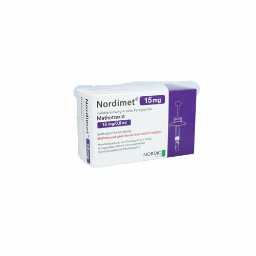 NORDIMET 15 mg Injektionslösung i.e.Fertigspritze, 4 ST,  Nordic Pharma GmbH 