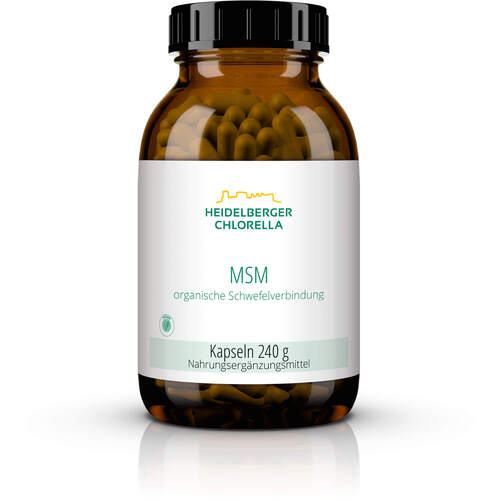 MSM KAPSELN, 400 Stk., Heidelberger Chlorella GmbH MSM KAPSELN, 400 Stk., Heidelberger Chlorella GmbH