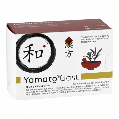 YAMATOGAST 265 mg Filmtabletten, 126 Stk., G. Pohl-Boskamp GmbH & Co.KG