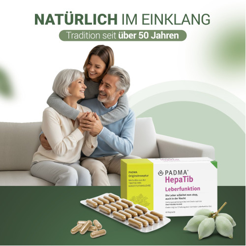 PADMA HepaTib Kapseln, 60 Stk., Hager Pharma GmbH