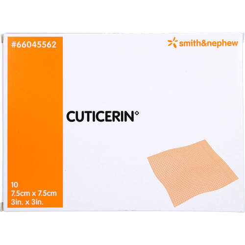 CUTICERIN 7.5x7.5 cm Gaze m.Salbenbeschichtung, 10 Stk., 1001 Artikel Medical GmbH