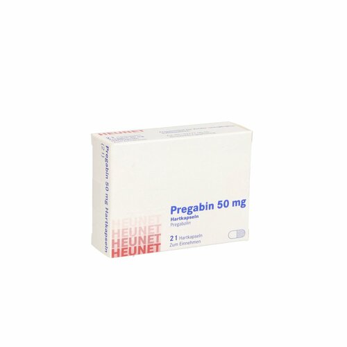 Pregabin 50 mg Hartkapseln Heunet, 21 Stk., Heunet Pharma GmbH
