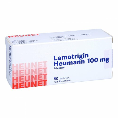 Lamotrigin Heumann 100 mg Tabletten Heunet, 50 Stk., Heunet Pharma GmbH