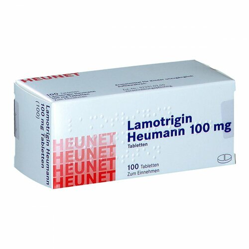 Lamotrigin Heumann 100 mg Tabletten Heunet, 100 Stk., Heunet Pharma GmbH