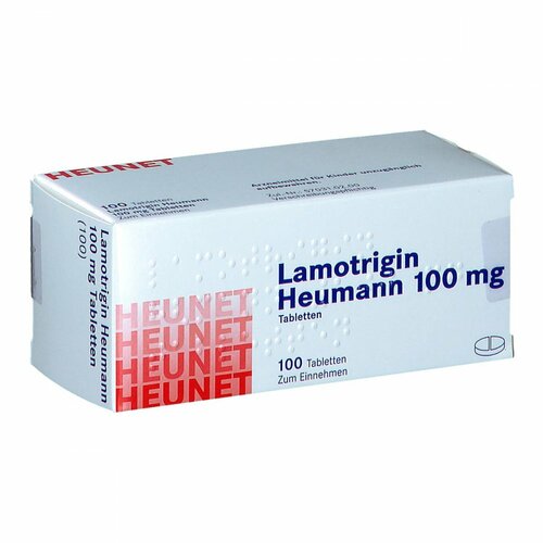 Lamotrigin Heumann 100 mg Tabletten Heunet, 100 ST,  Heunet Pharma GmbH 