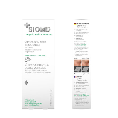 BIOMED Forget Your Age Eye Serum Anti-Aging Serum, 15 ml, Herba Anima GmbH