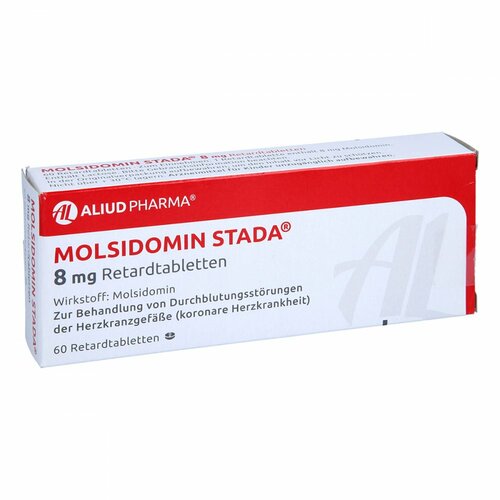 Molsidomin STADA 8 mg Retardtabletten ALIUD, 60 Stk., Aliud Pharma GmbH