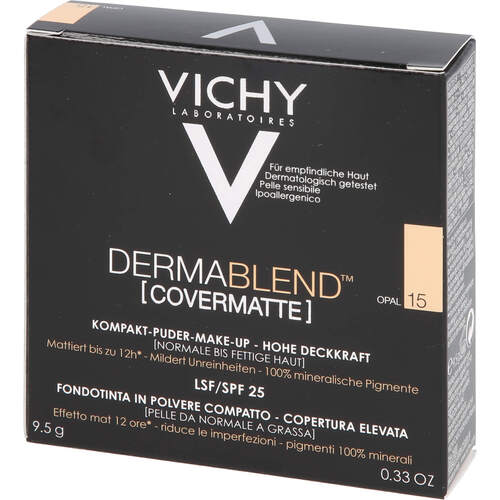 VICHY DERMABLEND Covermatte Puder 15, 9.5 G, L'oreal Deutschland GmbH